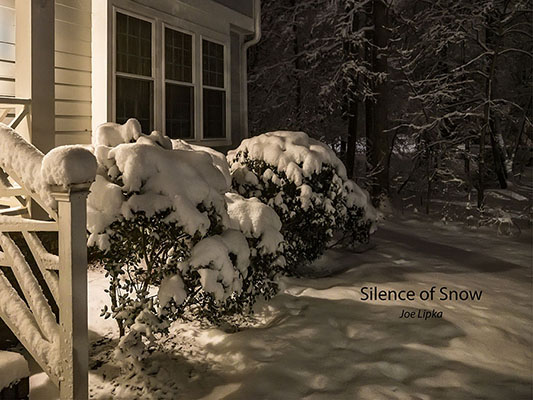 Night time snow photographs